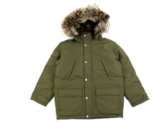 Ver de Terre dark olive winter jacket nordic